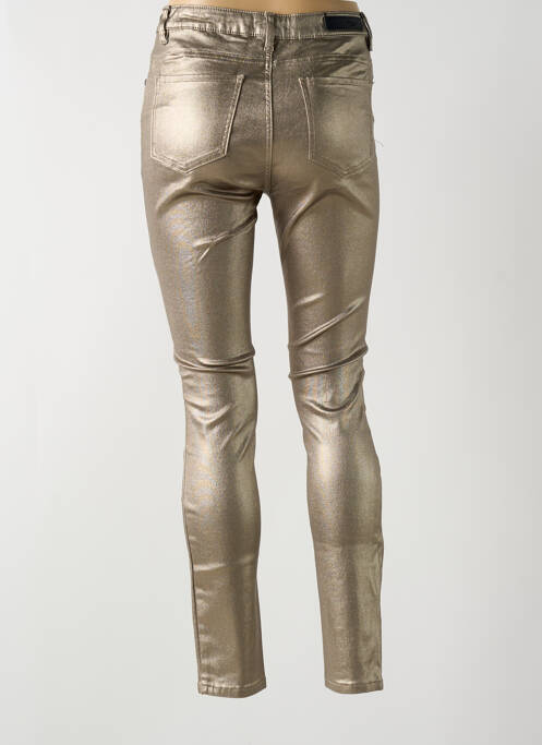 Pantalon slim or DEELUXE pour femme
