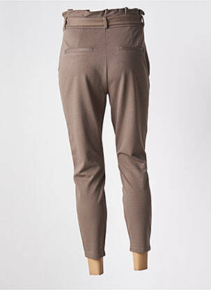 Pantalon 7/8 fermeture zippée sous rabat avec crochet vert VERO MODA femme