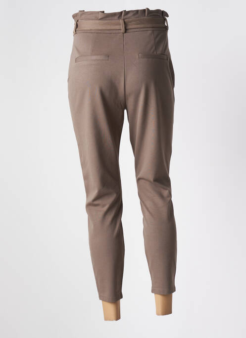 Pantalon 7/8 fermeture zippée sous rabat avec crochet vert VERO MODA femme
