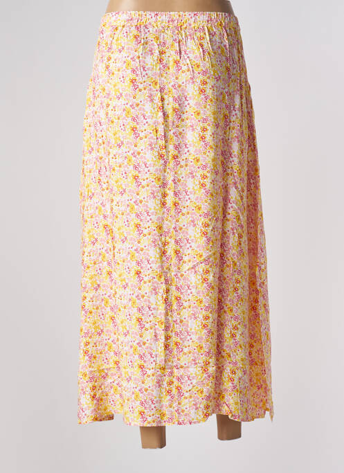 Jupe longue jaune VERO MODA pour femme