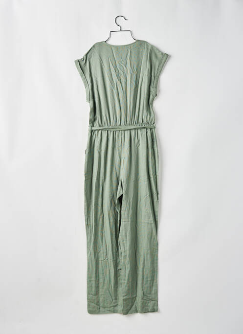 Combi-pantalon vert PIECES pour femme