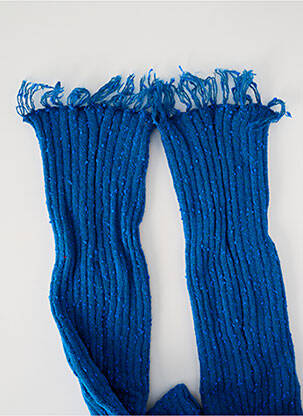 Echarpe stretch bleu BERTHE AUX GRANDS PIEDS femme