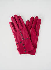 Gants rose VINCENT PRADIER pour femme seconde vue