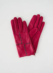 Gants rose VINCENT PRADIER pour femme seconde vue