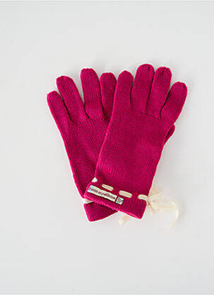 Gants rose STRASS ET PAILLETTES pour fille