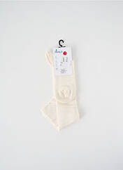 Chaussettes beige PERRIN pour femme seconde vue