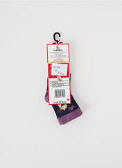 Chaussettes violet LABONAL pour fille seconde vue