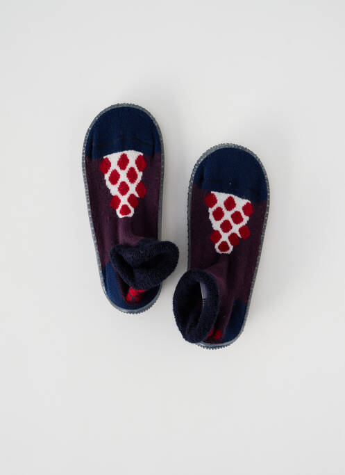 Chaussons/Pantoufles bleu BERTHE AUX GRANDS PIEDS pour enfant
