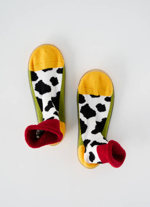Chaussons/Pantoufles vert BERTHE AUX GRANDS PIEDS pour enfant