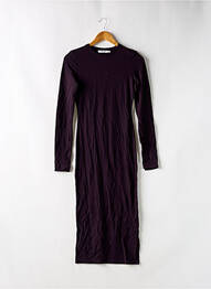 Robe longue manches longues manches longues violet NA-KD femme