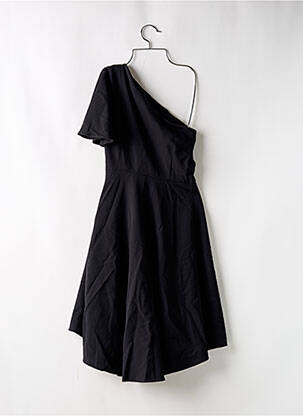 Robe mi-longue manches courtes manches courtes noir NA-KD femme