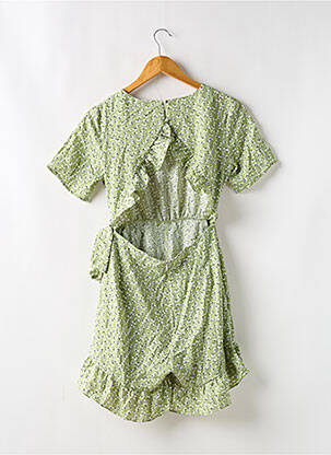 Combishort fermeture boutonnée au dos manches courtes vert NASTY GAL femme