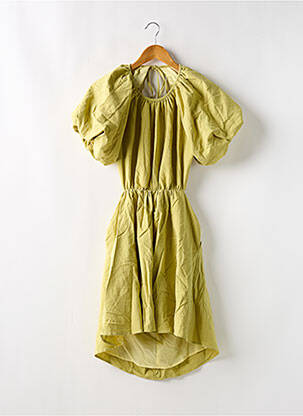 Robe mi-longue manches courtes manches courtes vert NASTY GAL femme