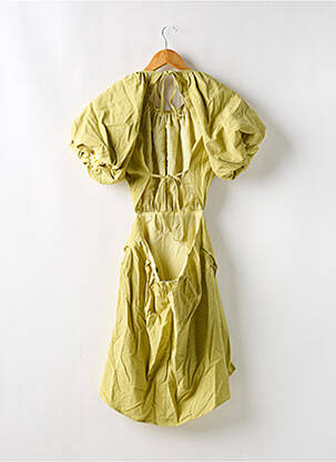 Robe mi-longue manches courtes manches courtes vert NASTY GAL femme