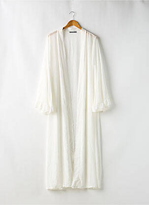 Veste kimono coupe fluide blanc BOOHOO femme