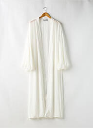 Veste kimono légère et transparente blanc BOOHOO femme