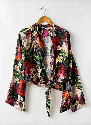 Blouse imprimé fleurs manches longues noir NGHTBRD femme