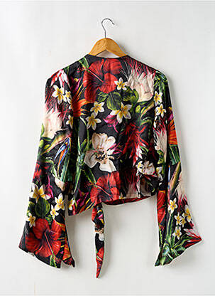 Blouse imprimé fleurs manches longues noir NGHTBRD femme