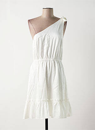 Robe courte sans manche sans manche blanc MOLLY BRACKEN femme