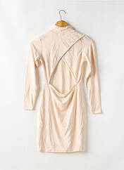 Robe courte beige BOOHOO pour femme seconde vue