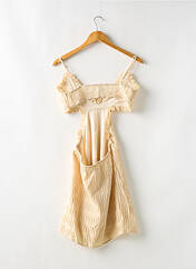 Robe courte beige NASTY GAL pour femme seconde vue