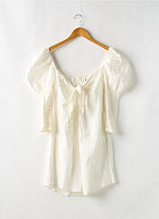 Robe courte beige REVERSE pour femme seconde vue