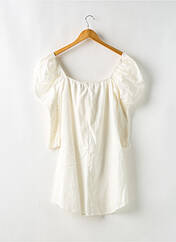 Robe courte beige REVERSE pour femme seconde vue