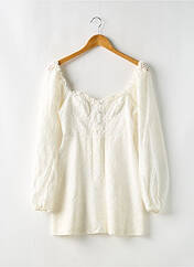 Robe courte blanc BOOHOO pour femme seconde vue