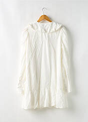 Robe courte blanc LOAVIES pour femme seconde vue