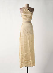 Robe longue beige BAHAAR pour femme seconde vue