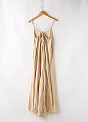 Robe longue beige REIKO pour femme seconde vue