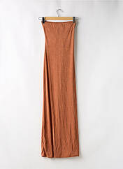 Robe longue marron BOOHOO pour femme seconde vue