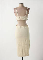 Robe pull beige BOOHOO pour femme seconde vue