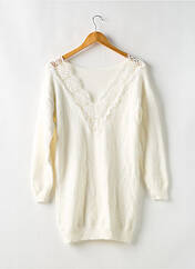 Robe pull blanc GOLDEN DAYS pour femme seconde vue