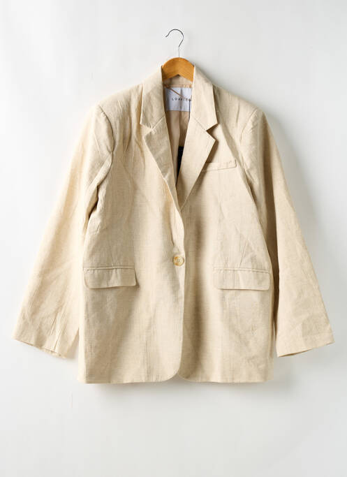 Blazer beige LOAVIES pour femme