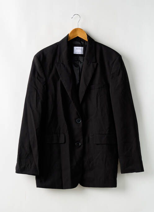 Blazer noir BERSHKA pour femme