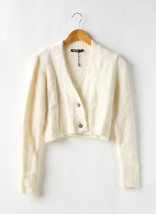 Gilet manches longues beige NASTY GAL pour femme