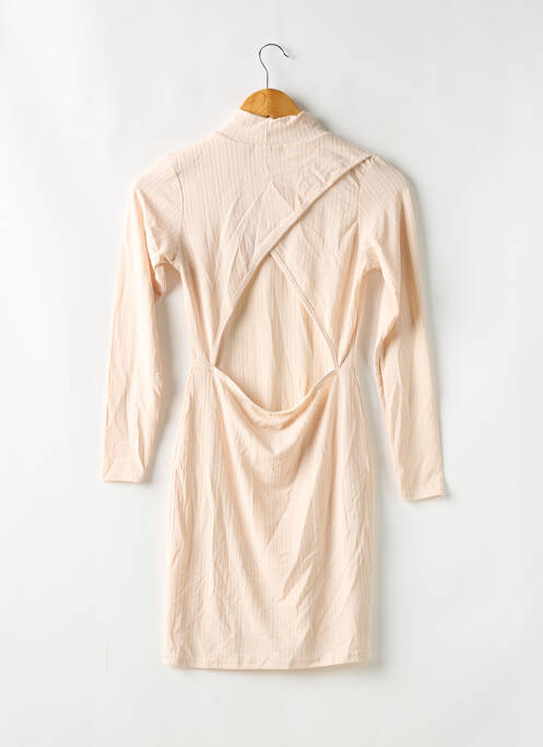 Robe courte beige BOOHOO pour femme