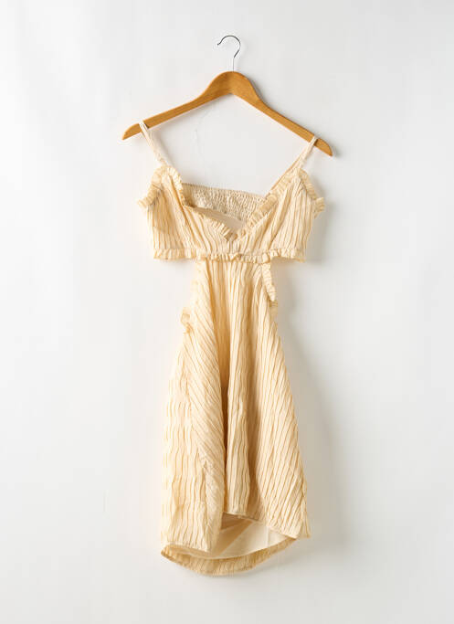 Robe courte beige NASTY GAL pour femme