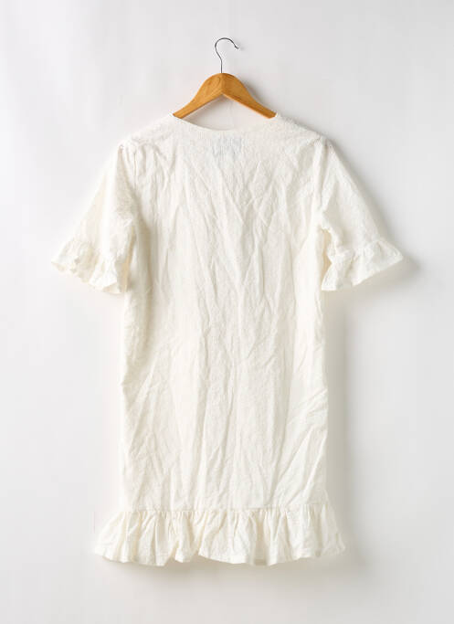 Robe courte blanc 100JANE pour femme