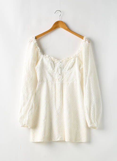 Robe courte blanc BOOHOO pour femme