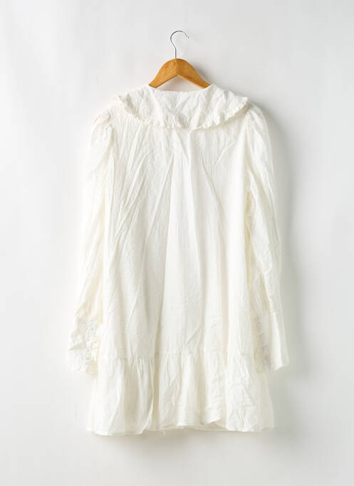 Robe courte blanc LOAVIES pour femme