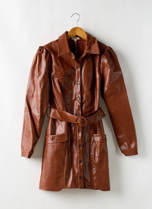 Robe courte marron CAMILA COELHO pour femme