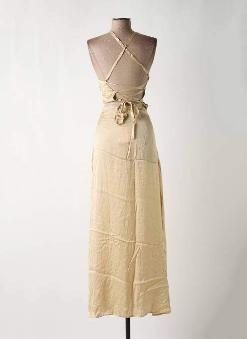 Robe longue beige BAHAAR pour femme