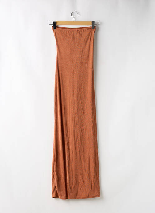 Robe longue marron BOOHOO pour femme