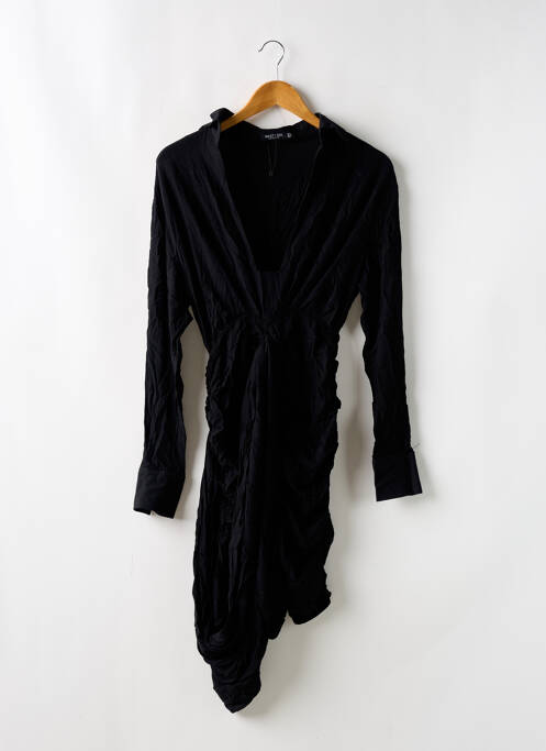 Robe mi-longue noir NASTY GAL pour femme