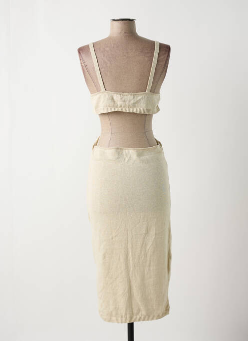 Robe pull beige BOOHOO pour femme