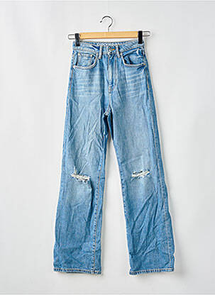 Jeans coupe large  taille haute bleu CLOCKHOUSE femme