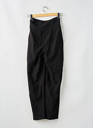 Pantalon droit stretch taille haute noir NASTY GAL femme