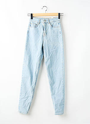 Jean coupe mom  taille haute bleu BIZZBEE femme
